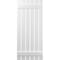 Ekena Millwork Americraft 6-Board, 2 Batten Exterior Real Wood Spaced Board-n-Batten Shutters, ARW101SB623X54WHH, PR ARW101SB623X54WHH - alternate 8